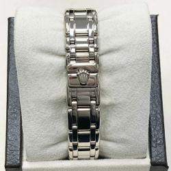 Pre Owned Rolex Pearlmaster 69299 Automatic Diamond 18k White Gold Women's Wristwatch 29 mm