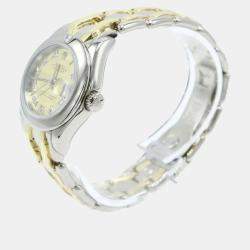 Pre Owned Rolex Pearlmaster 69329 Automatic Diamond 18k Yellow Gold White Gold Women's Wristwatch 29 mm