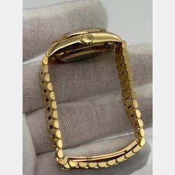 Pre Owned Rolex President Datejust 69158 Automatic Diamond 18k Yellow Gold Women's Wristwatch 26 mm