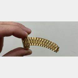 Pre Owned Rolex President Datejust 69288 Automatic Champagne Diamond 18k Yellow Gold Women's Wristwatch 26 mm