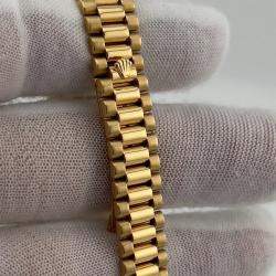 Pre Owned Rolex President Datejust 79178 Automatic Cream 18k Yellow Gold Women's Wristwatch 26 mm