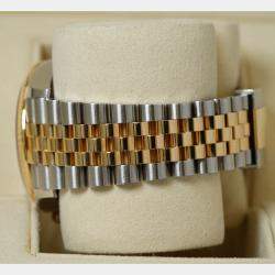 Pre Owned Rolex Datejust 126233-0031 Automatic Silver Diamond 18K Yellow Gold Stainless Steel Women’s Wristwatch 36 mm