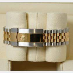 Pre Owned Rolex Datejust 126233-0031 Automatic Silver Diamond 18K Yellow Gold Stainless Steel Women’s Wristwatch 36 mm
