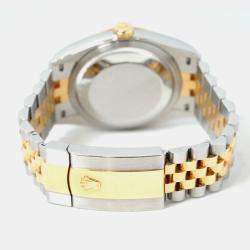Pre Owned Rolex Datejust 126233-0031 Automatic Silver Diamond 18K Yellow Gold Stainless Steel Women’s Wristwatch 36 mm