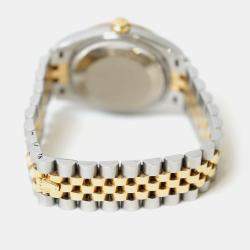 Pre Owned Rolex Datejust 278273-0016 Automatic Green Diamond 18K Yellow Gold Stainless Steel Women’s Wristwatch 31 mm