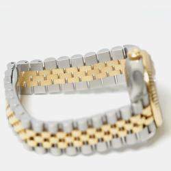 Pre Owned Rolex Datejust 278273-0016 Automatic Green Diamond 18K Yellow Gold Stainless Steel Women’s Wristwatch 31 mm