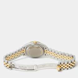 Pre Owned Rolex Datejust 278273-0016 Automatic Green Diamond 18K Yellow Gold Stainless Steel Women’s Wristwatch 31 mm