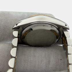 Pre Owned Rolex Datejust 69173 Automatic Champagne 18K Yellow Gold Stainless Steel Women's Wristwatch 26 mm