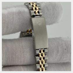 Pre Owned Rolex Datejust 69173 Automatic Champagne 18K Yellow Gold Stainless Steel Women's Wristwatch 26 mm