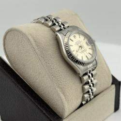 Pre Owned Rolex Datejust 79173 Automatic Champagne Stainless Steel Women's Wristwatch 26 mm