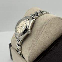 Pre Owned Rolex Datejust 79173 Automatic Champagne Stainless Steel Women's Wristwatch 26 mm
