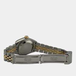 Pre Owned Rolex Datejust 79173 Automatic Champagne Stainless Steel Women's Wristwatch 26 mm