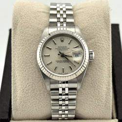 Pre Owned Rolex Datejust 79174 Automatic Silver Stainless Steel Women's Wristwatch 26mm