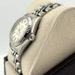 Pre Owned Rolex Datejust 79174 Automatic Silver Stainless Steel Women's Wristwatch 26mm
