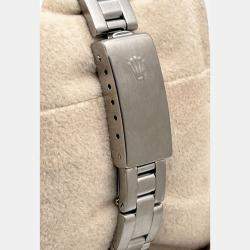 Pre Owned Rolex Oyster Perpetual 67194 Automatic Diamond and Stainless Steel Women's Wristwatch 26 mm