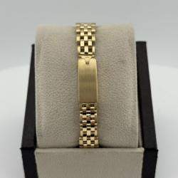 Pre Owned Rolex Datejust 6917 Automatic Silver 18K Yellow Gold Women's Wristwatch 26mm