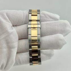 Pre Owned Rolex Yacht-Master Midsize 168623 Automatic Silver 18K Yellow Gold & Stainless Steel Women's Wristwatch 35mm