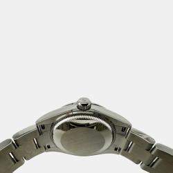 Pre Owned Rolex Datejust 278240 Automatic Black Stainless Steel Women's Wristwatch 31 mm