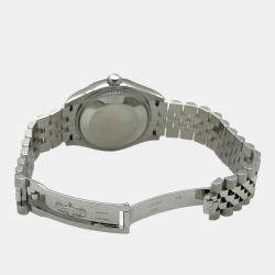 Pre Owned Rolex Datejust 278240 Automatic Green Stainless Steel Women's Wristwatch 31 mm