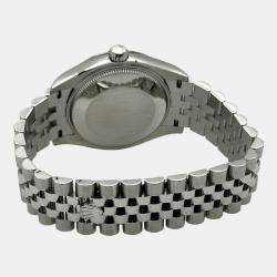 Pre Owned Rolex Datejust 278240 Automatic Green Stainless Steel Women's Wristwatch 31 mm