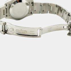 Pre Owned Rolex Datejust Midsize 178274 Automatic Blue Stainless Steel Women's Wristwatch 31 mm