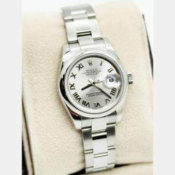 Pre Owned Rolex Datejust 179160 Automatic Silver Stainless Steel Women's Wristwatch 26 mm