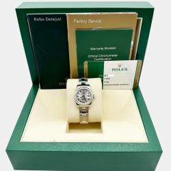 Pre Owned Rolex Datejust 179160 Automatic Silver Stainless Steel Women's Wristwatch 26 mm