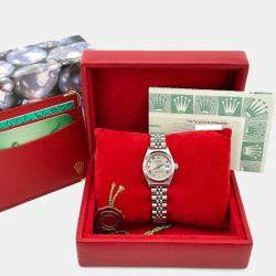 Pre Owned Rolex Datejust 79174 Automatic Silver Stainless Steel Women's Wristwatch 26 mm