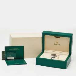 Pre Owned Rolex Oyster Perpetual M124200-0010 Black Dial Oystersteel Women's Wristwatch 34 mm