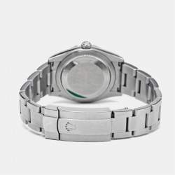 Pre Owned Rolex Oyster Perpetual M124200-0010 Black Dial Oystersteel Women's Wristwatch 34 mm