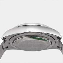 Pre Owned Rolex Oyster Perpetual M124200-0010 Black Dial Oystersteel Women's Wristwatch 34 mm