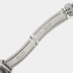 Pre Owned Rolex Datejust 69174 Automatic Pink 18k White Gold Stainless Steel Women's Wristwatch 26 mm