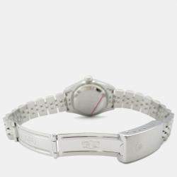 Pre Owned Rolex Datejust 69174 Automatic Pink 18k White Gold Stainless Steel Women's Wristwatch 26 mm