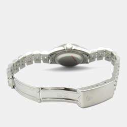 Pre Owned Rolex Datejust 69174 Automatic Black 18K White Gold Stainless Steel Women's Wristwatch 26 mm
