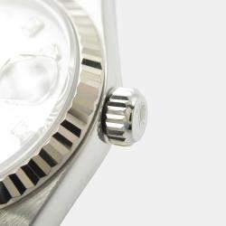 Pre Owned Rolex Datejust 79174G Automatic White 18k White Gold Stainless Steel Women's Wristwatch 26 mm