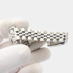 Pre Owned Rolex Datejust 79174 Automatic Silver 18k White Gold Stainless Steel Women's Wristwatch 26 mm