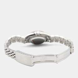 Pre Owned Rolex Datejust 79174 Automatic Silver 18k White Gold Stainless Steel Women's Wristwatch 26 mm