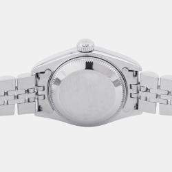 Pre Owned Rolex Datejust 79174G Automatic Silver 18k White Gold Stainless Steel Women’s Wristwatch 26 mm