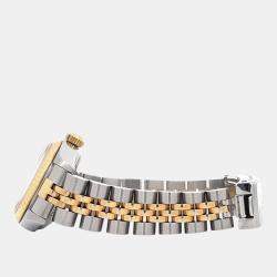 Pre Owned Rolex Datejust 79173 Automatic 18k Yellow Gold Stainless Steel Women's Wristwatch 26 mm