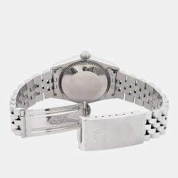 Pre Owned Rolex Datejust 68240 Automatic White Stainless Steel Women's Wristwatch 31 mm