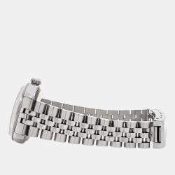 Pre Owned Rolex Datejust 68240 Automatic White Stainless Steel Women's Wristwatch 31 mm