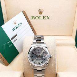 Pre Owned Rolex Datejust 178240 Automatic Silver Stainless Steel Women's Wristwatch 31 mm