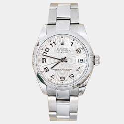 Pre Owned Rolex Datejust 178240 Automatic Silver Stainless Steel Women's Wristwatch 31 mm