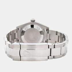 Pre Owned Rolex Datejust 178240 Automatic Grey Floral Stainless Steel Women's Wristwatch 31 mm
