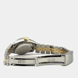 Pre Owned Rolex Datejust 69173 Automatic Champagne Dial 18K Yellow Gold Stainless Steel Women's Wristwatch 26 mm
