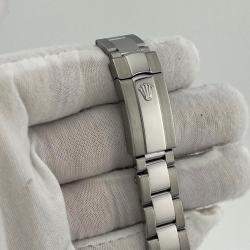 Pre Owned Rolex Datejust 178274 Automatic Black Roman Dial Stainless Steel 18k White Gold Women's Wristwatch 31mm
