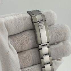 Pre Owned Rolex Datejust 178274 Automatic Black Roman Dial Stainless Steel 18k White Gold Women's Wristwatch 31mm