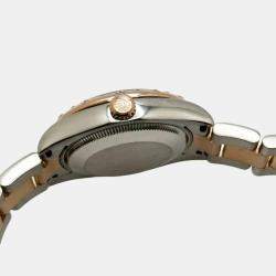 Pre Owned Rolex Datejust 178341 Automatic Stainless Steel 18K Rose Gold Diamond Women's Wristwatch 31 mm
