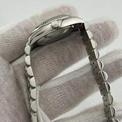 Pre Owned Rolex Datejust 31 178274 Automatic Mother of Pearl Diamond Dial Oystersteel 18k White Gold Women's Wristwatch 31 mm