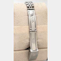 Pre Owned Rolex Datejust 79174 Automatic Jubilee Diamond Dial Stainless Steel 18K White Gold Women's Wristwatch 26 mm